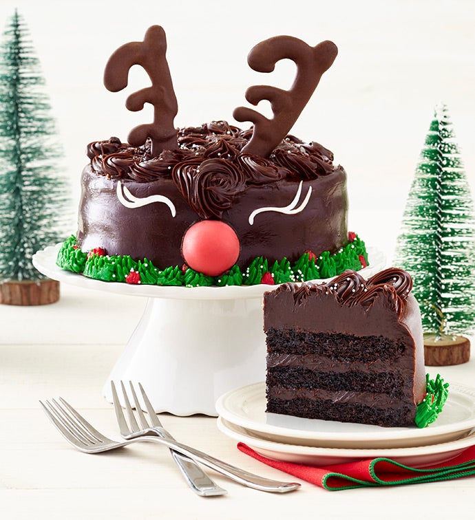 6" Holiday Reindeer Cake